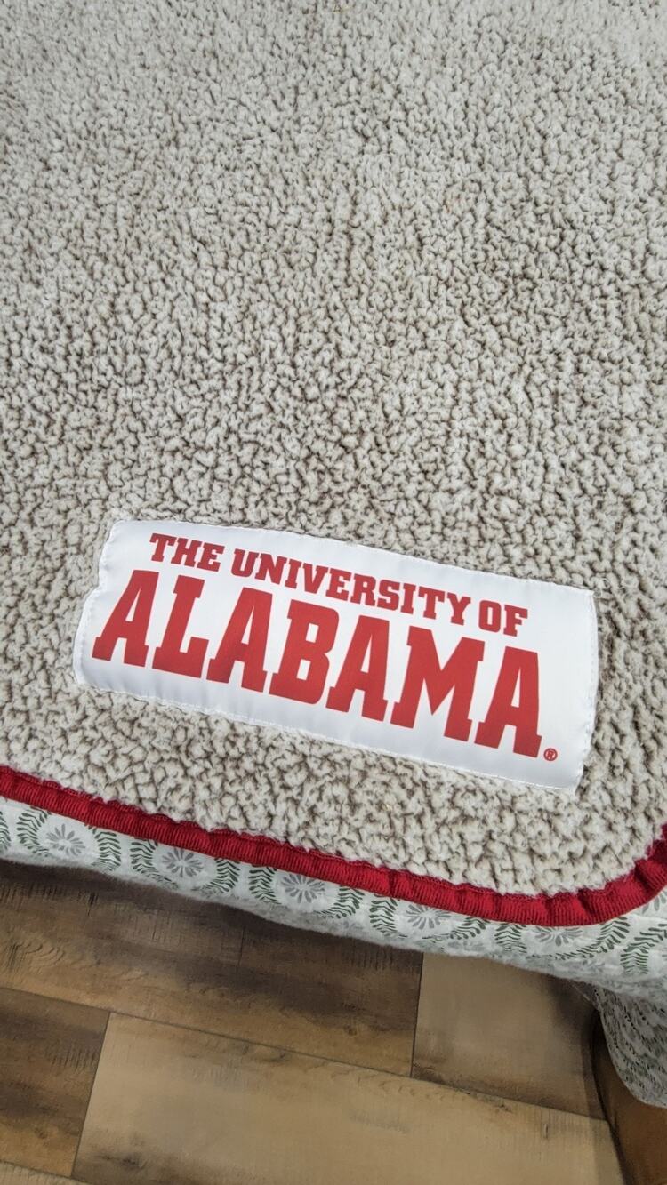 Alabama Crimson Tide Northwest NCAA Throw Blanket 50x60 Inches